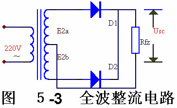 電子電路圖，整流二極管的作用,整流電路