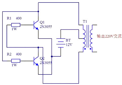 12v升220v升壓電路圖