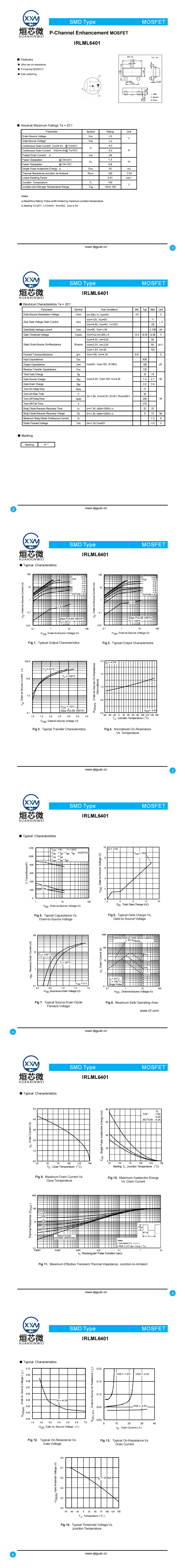 IRLML6401場效應管