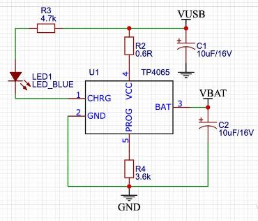 USB外接電源 鋰電池自動切換電路