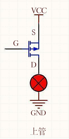 NMOS管 PMOS管 開關(guān)控制電路