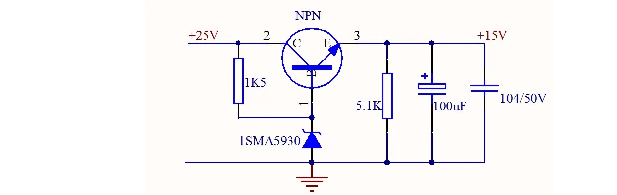 穩壓二極管電路圖 穩壓管反向擊穿狀態